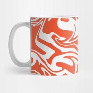 Spill - Orange and White Mug